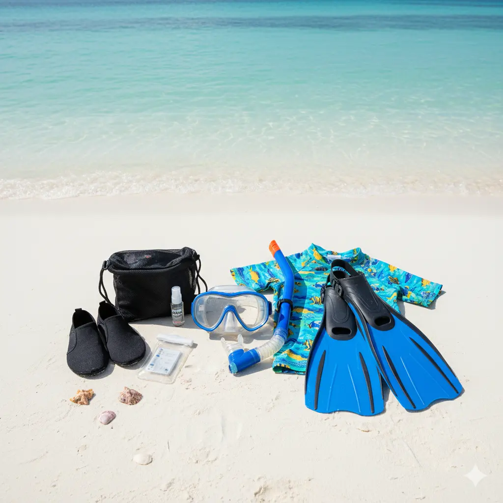 Wypożyczenie sprzętu do snorkelingu (ABC)